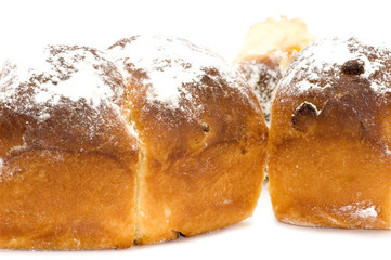 three bun close up