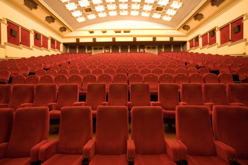 empty cinema auditorium
