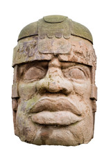 ancient olmec head