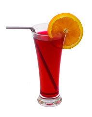fresh cranberry and orange drink
