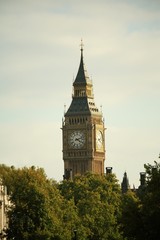 Fototapeta na wymiar Big Ben, Houses of Parliament, London at sunset