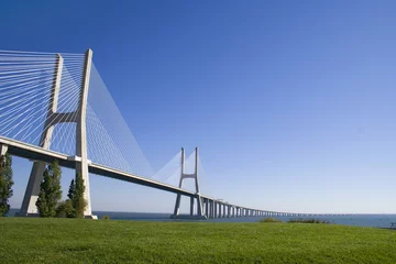 Foto op Plexiglas Vasco da Gamabrug Vasco da Gama bridge