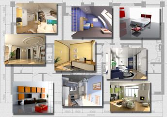 modern interior image set