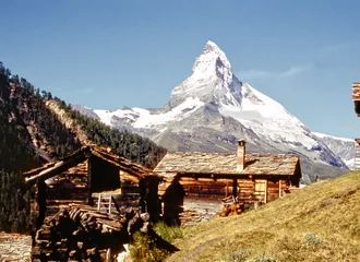 Selbstklebende Fototapete Matterhorn Das Matterhorn