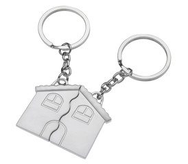 house shape key ring