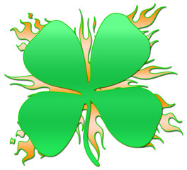 Flaming Shamrock © Ashley van Dyck
