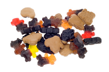 colorful liquorice candy