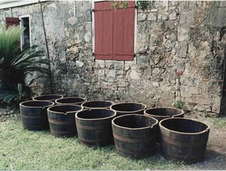 Obraz premium Rum Barrels