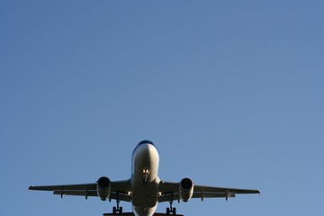 Airplane on Final Approach