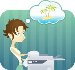 Girl dream about vocation