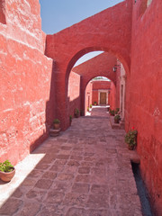 Fototapeta na wymiar Klasztor Świętej Katarzyny w Arequipa, Peru