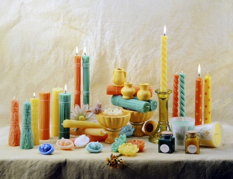 composition de bougies