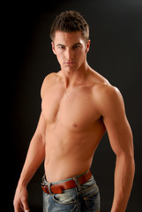 Obraz premium Shirtless Model