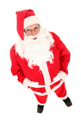 Elevated view of Santa Claus