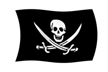 Piraten Flagge Toten kopf