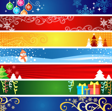 Christmas banners  with space for your text
