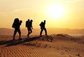 Fototapeta na wymiar Wycieczka na pustynię