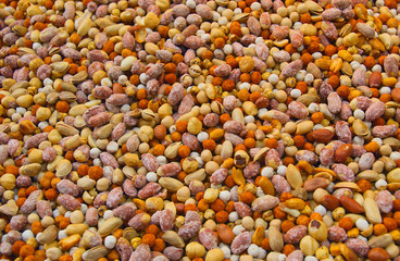 Mixed Nuts Backgroound