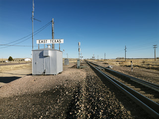 Obraz premium Railroad tracks.