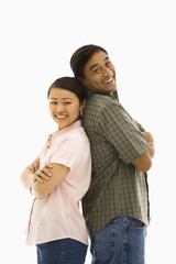 Fototapeta premium Asian couple.