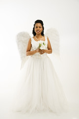 Angelic bride.