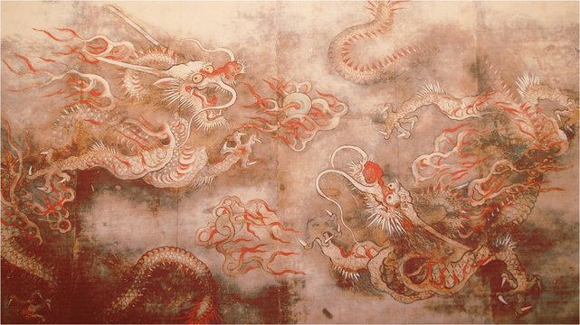 Ancient Painting of Dragon