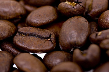 Espressobohnen Makro