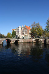 Obraz premium Sky and Water in Amsterdam