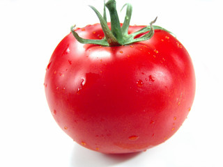 Isolated Ripe Juicy Tomatoes