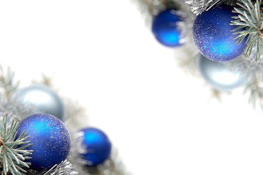 Snowy christmas decoration