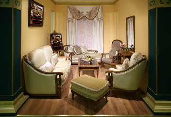 drawing-room interior 