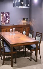 interior in dining room