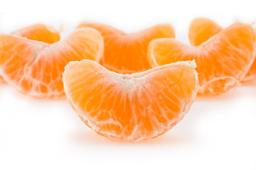 Slices of a tangerine