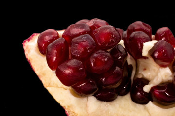 Grains of a pomegranate