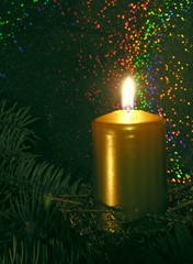 burning candle