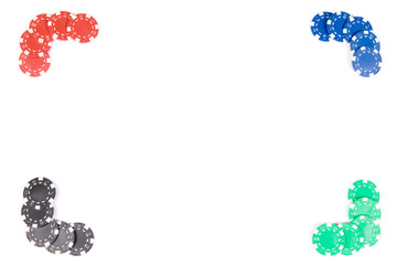 Background with chips