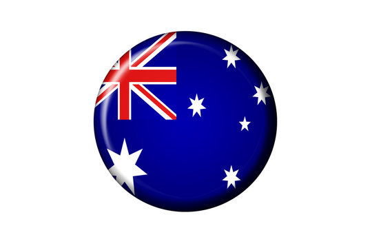 Australien Flaggen Knopf