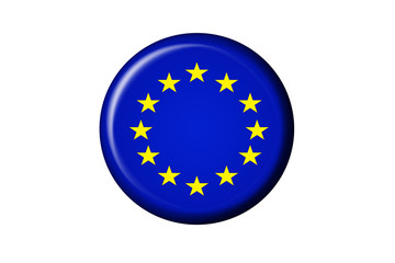 Europa Flaggen Knopf