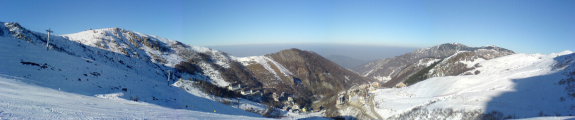 panorama, artesina dalle piste da sci