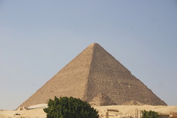 Fototapeta na wymiar Egypt - Giza pyramid of khufu