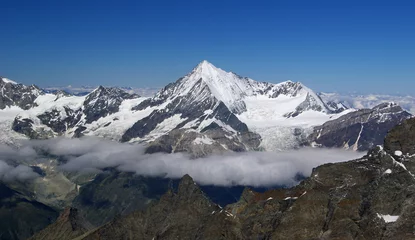 Fotobehang Über den Wolken der Schweiz © Bergfee