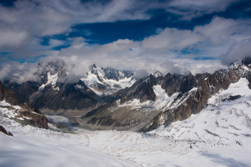 Fototapeta na wymiar Glacier in the Alps