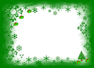 CADRE NOEL VERT