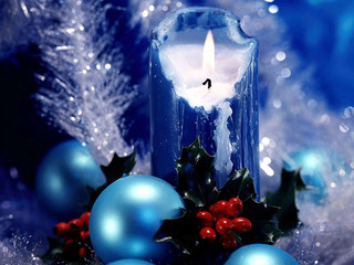 Candele blu