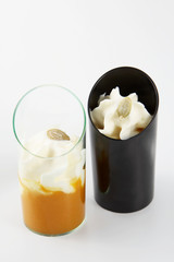 Crema de calabaza con nata