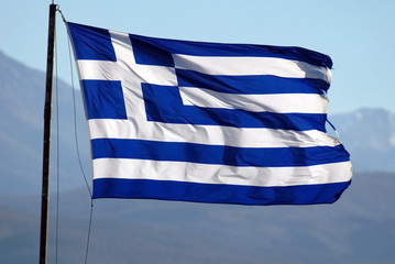 Obraz premium Flag of Greece