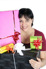 Surrounded by presents