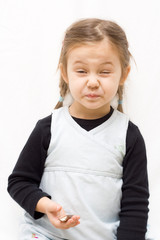Girl with chocolate