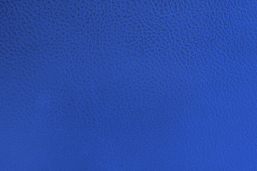 close-up of blue leather texture