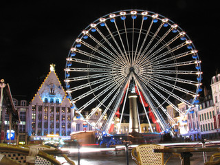 Lille (France) - Fête de Noël  / Grand place
